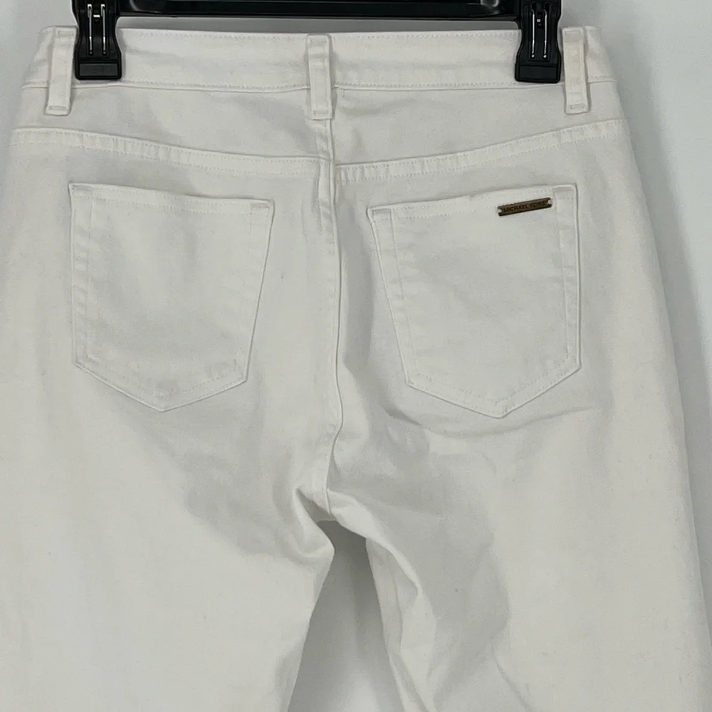 MICHAEL KORS SELMA SKINNY‎ WHITE JEANS